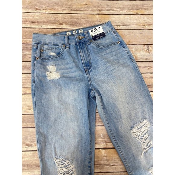 REWASH Brand Jeans High Rise Vintage Reunion Distressed Denim Size 3/26 - Picture 4 of 6